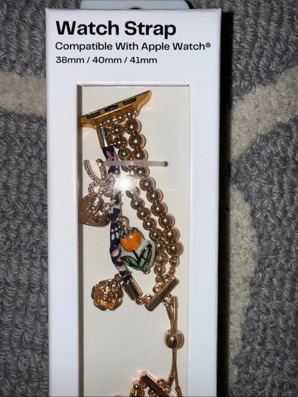 Nordstrom Rack Rose Gold Charm Apple Watch Band 38/40/41mm